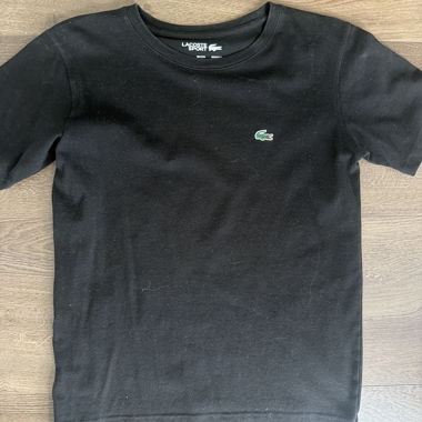 T-shirt Lacoste Sport nera