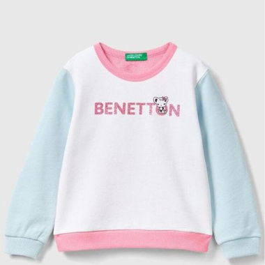 BENETTON Sweatshirt im Colorblock-Design Grösse116