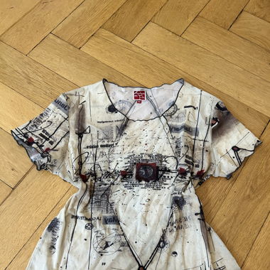 Top en maille design street