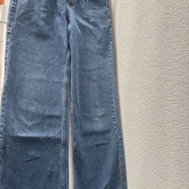 Jeans droits taille haute