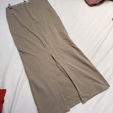 Jupe longue beige