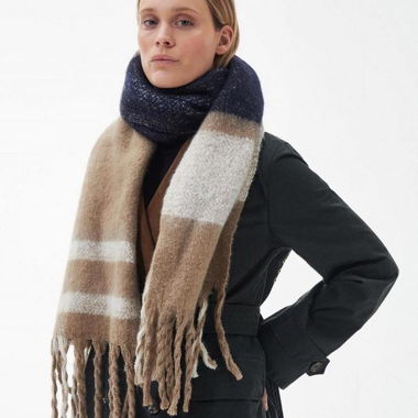 Barbour ISLA TARTAN BOUCLE SCARF - sciarpa