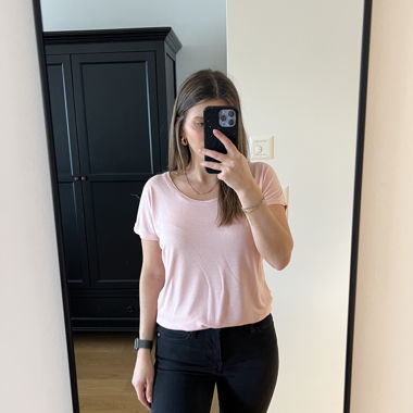 T-shirt Hallhuber rose