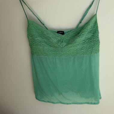 Cosabella Spitzen Vintagetop türkis