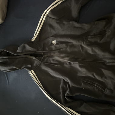 Adidas Black Zip Hoodie