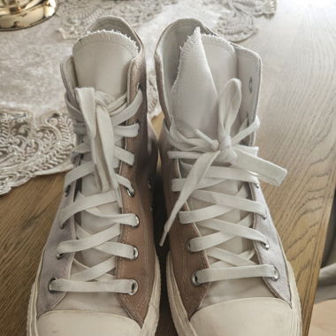 Two Tone High Top Platform Converse 