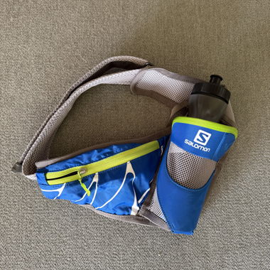 Ceinture de course Salomon avec gourde