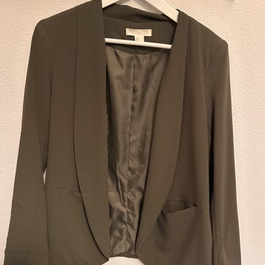 Blazer H&M kaki, taglia 38