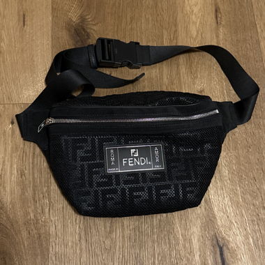 Sac banane Fendi noir