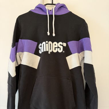 Snipes Sweater black/white/purple