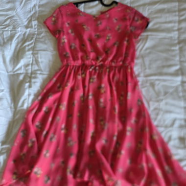 Pink Floral Dress