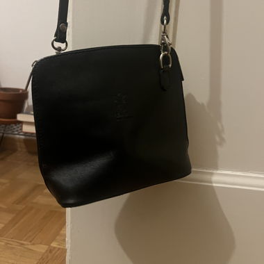 Sac en cuir noir