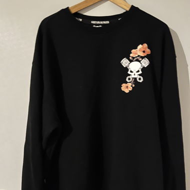 Grenzgaenger Sweatshirt Blumen