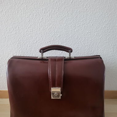Vintage Aktentasche ivoli (echt leder)