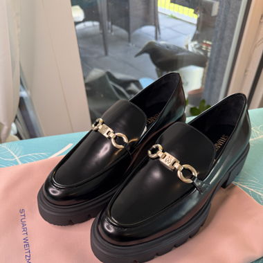 Stuart Weitzman Nolita Slipper Loafer Black Gr. 39