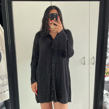 bershka shirt dress