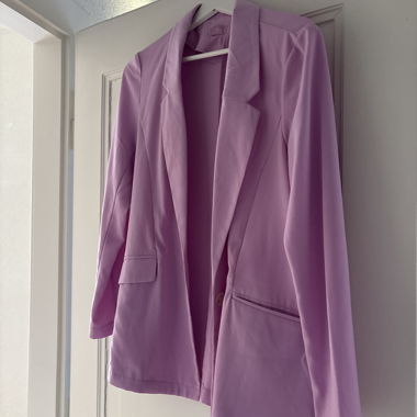 Lilac blazer jacket