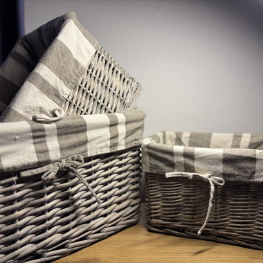 Wicker basket set