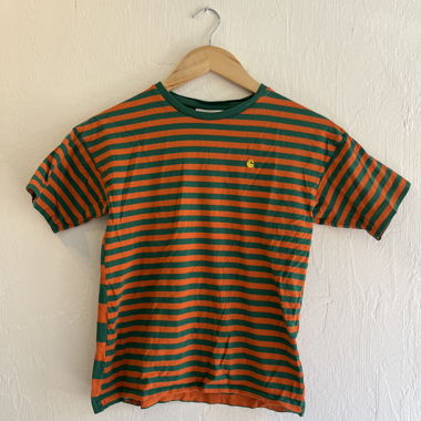 Gestreiftes T-Shirt mit kurzen Ärmeln