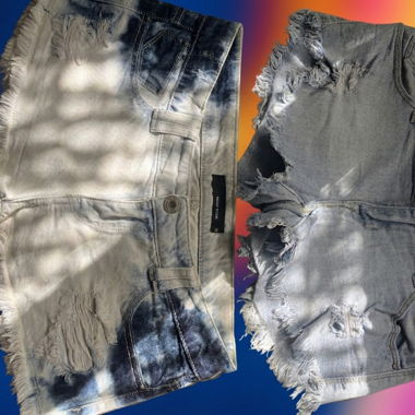 Jeans shorts sfilacciati 2010