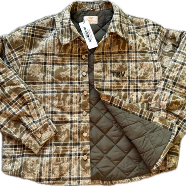 Trendt Vision padded flannel jacket