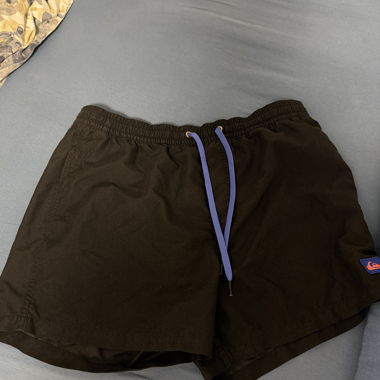 Black Shorts with Drawstring