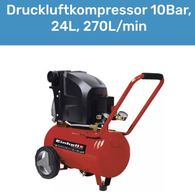 Compresseur à air comprimé Einhell 24 l