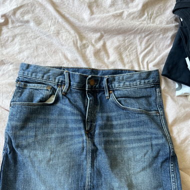 jean skirt