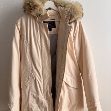 Parka invernale Woolrich rosa cipria