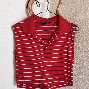 Polo Ralph Lauren a righe rosse