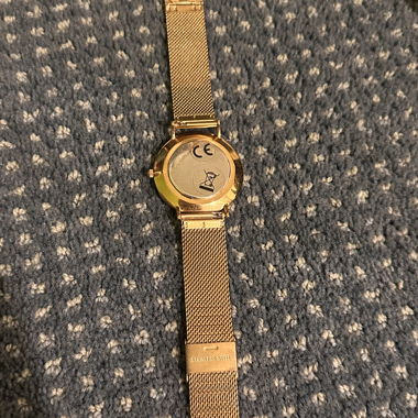 Cluse women's watch gold mesh