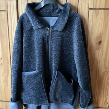 Giacca reversibile teddy di Leonardo