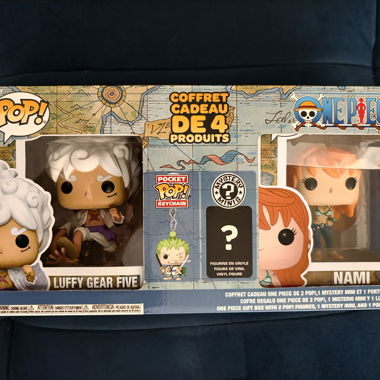 Funko Pop One Piece Luffy Gear 5 e Nami Nuovo 4pz
