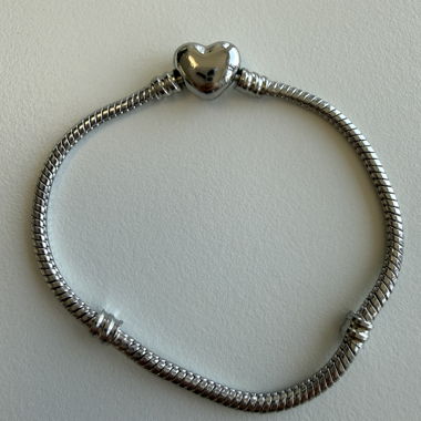 Armband mit Herz-Verschluss für Pandora