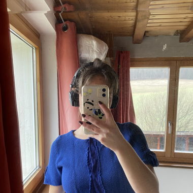 Blue cardigan 