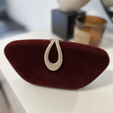 Pochette en velours
