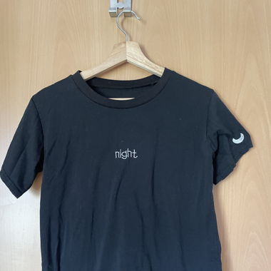 T-shirt noir lune