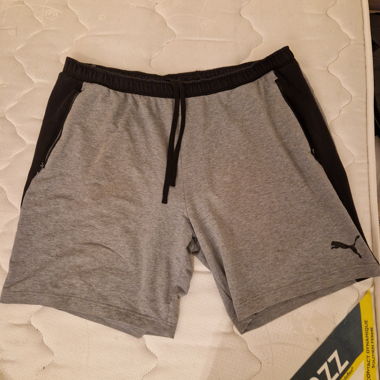 Short Puma gris/noir