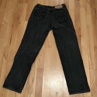 Schwarze Jeanshose