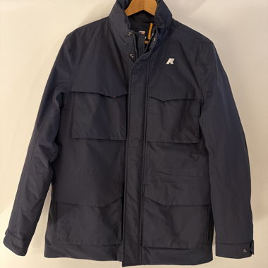 Veste parka bleu marine homme
