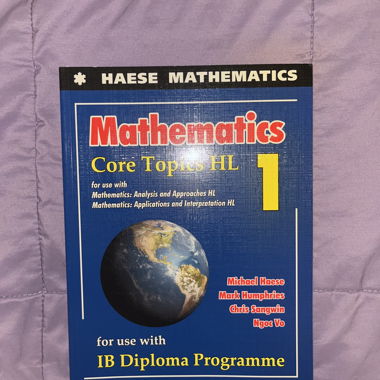 Mathematics Core Topics for IB diploma 
