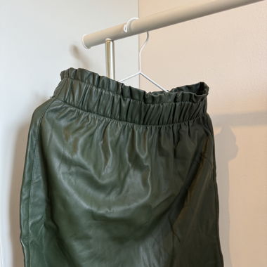 Fake Leder Jupe