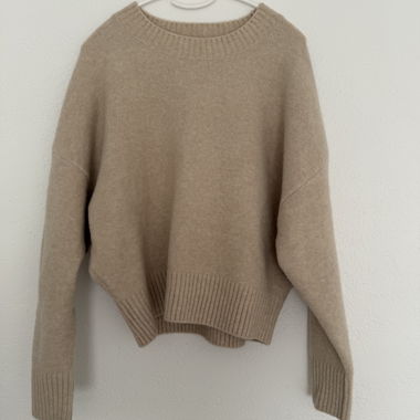 Beiger Zara Strickpullover XS