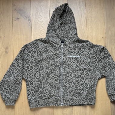 Felpa con cappuccio Leo-Zip Coldculture grigia taglia L