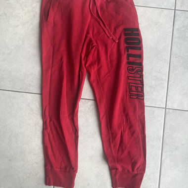 Pantalon de jogging rouge Hollister taille M