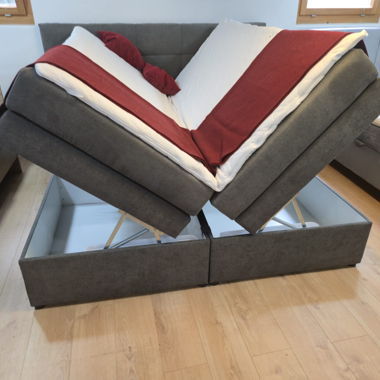 Neuwertiges Boxspringbett  Stauraum Lieferung 