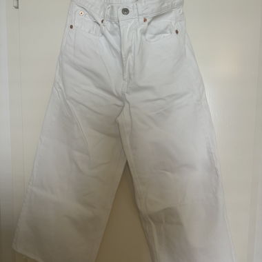White Stradivarius Jeans Gr. 38