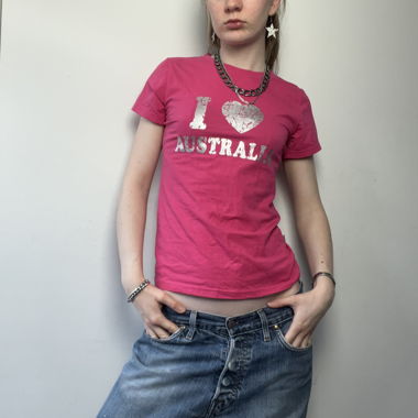 baby tee I love Australia