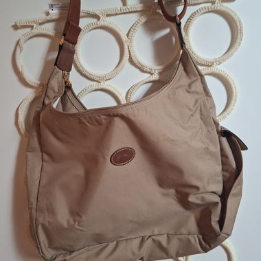 Borsa a tracolla Longchamp beige boho