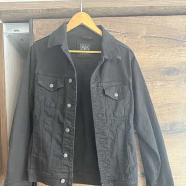Veste légère en jeans - Noire - Taille S